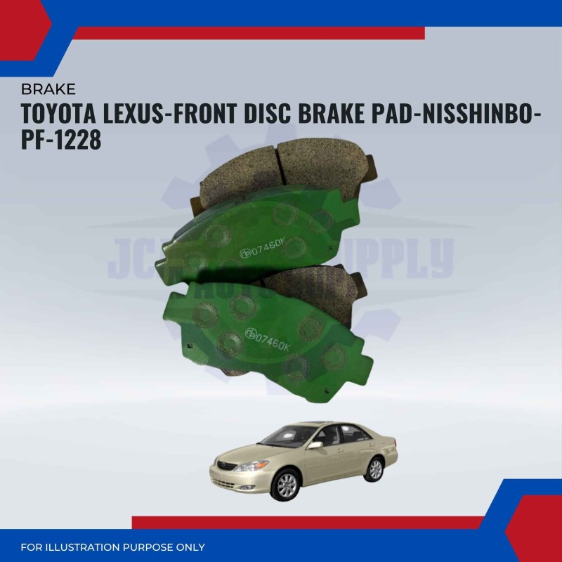 Toyota Lexus-Front Disc Brake Pad-NISSHINBO-PF-1228