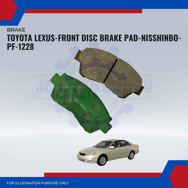Toyota Lexus-Front Disc Brake Pad-NISSHINBO-PF-1228