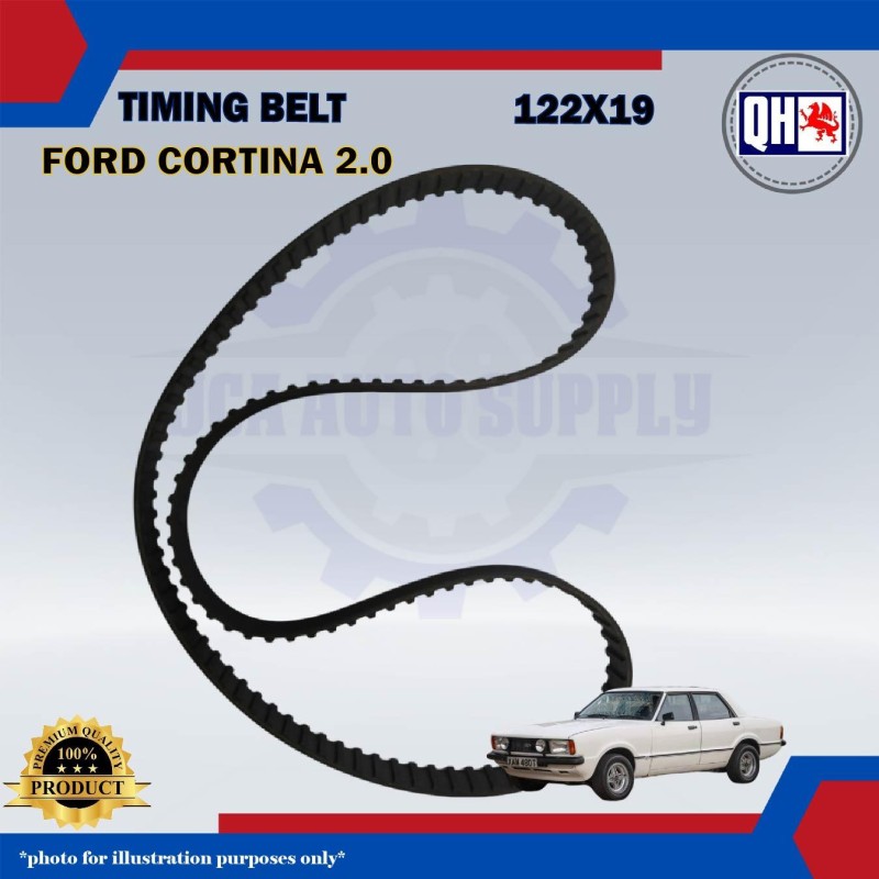 Timing Belt-Ford Cortina 2.0cc-QHUK-QTB114 (122X19)