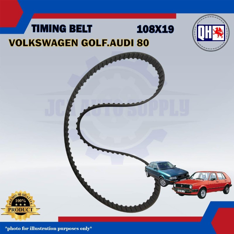 Timing Belt-Audi 80-Volkswagen Golf 1.1cc 1.3cc-QHUK-QTB101 (108X19)