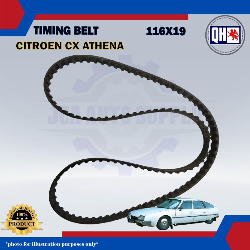 Timing Belt-Citroen CX Anthena 2.0cc-Fiat 128 1.1cc 1.3cc-QHUK-QTB108 (116X19)
