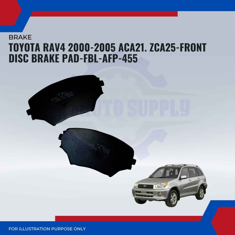 Toyota RAV4 2000-2005 ACA21. ZCA25-Front Disc Brake Pad-FBL-AFP-455