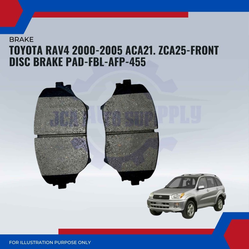 Toyota RAV4 2000-2005 ACA21. ZCA25-Front Disc Brake Pad-FBL-AFP-455