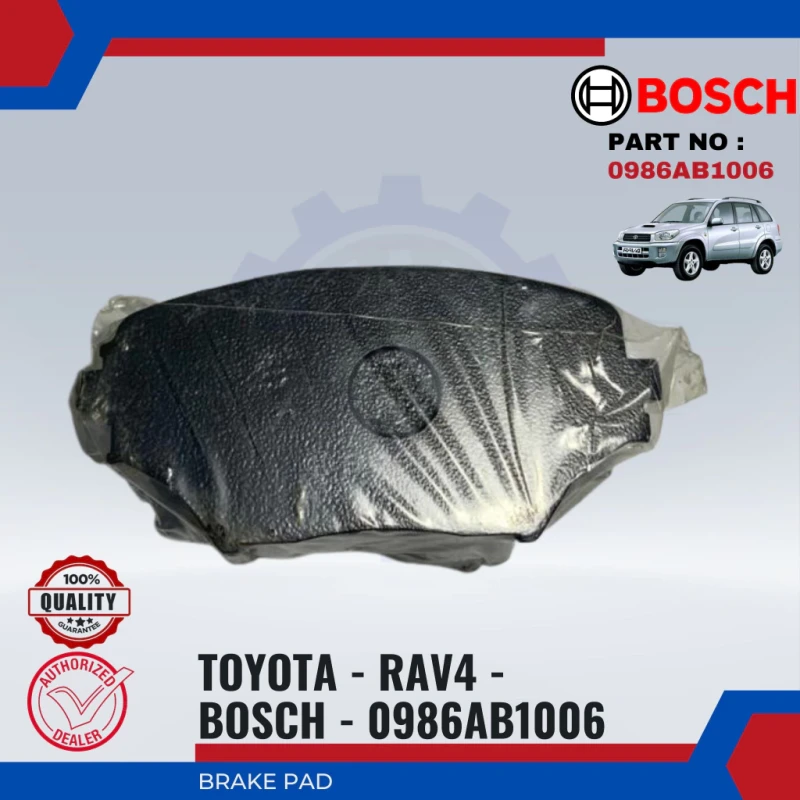 Toyota RAV4 New 2003 ZCA25. ZCA26-Front Disc Brake Pad-0986AB1006/BP1006