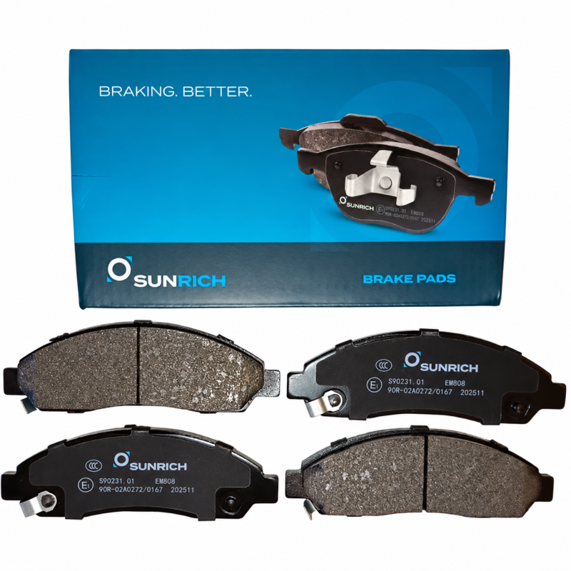 SUNRICH Isuzu D-Max 2002-2010 Front Brake Pad Brek Depan Hadapan SR0231.01