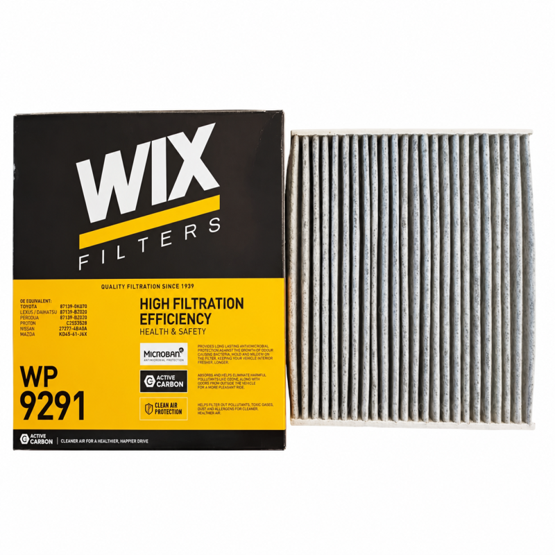 WIX BY MANN And HUMMEL Carbon Cabin Air Filter WP9291 Toyota Hilux KUN25 Vios NCP93 NCP150 Camry ACV40 Alphard ANH20