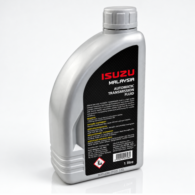 Orignal Isuzu Automatic Transmission Fluid ATF Dexron 3 Specially D-Max 1 Liter