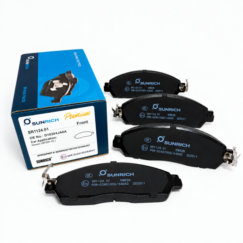 SUNRICH Nissan NP300 Front Brake Pad Brek Depan Hadapan SR1124.01