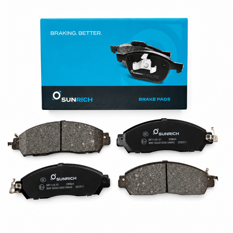 SUNRICH Nissan NP300 Front Brake Pad Brek Depan Hadapan SR1124.01