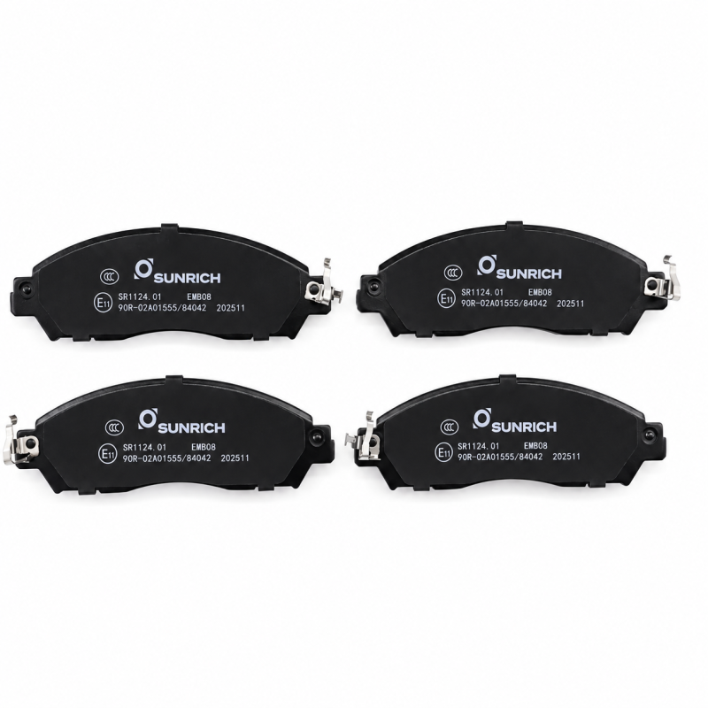 SUNRICH Nissan NP300 Front Brake Pad Brek Depan Hadapan SR1124.01