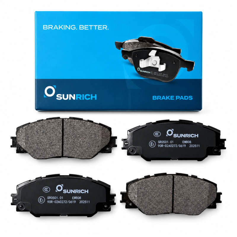 SUNRICH Toyota Harrier ZSU60 Front Brake Pad Brek Depan Hadapan SR0501.01