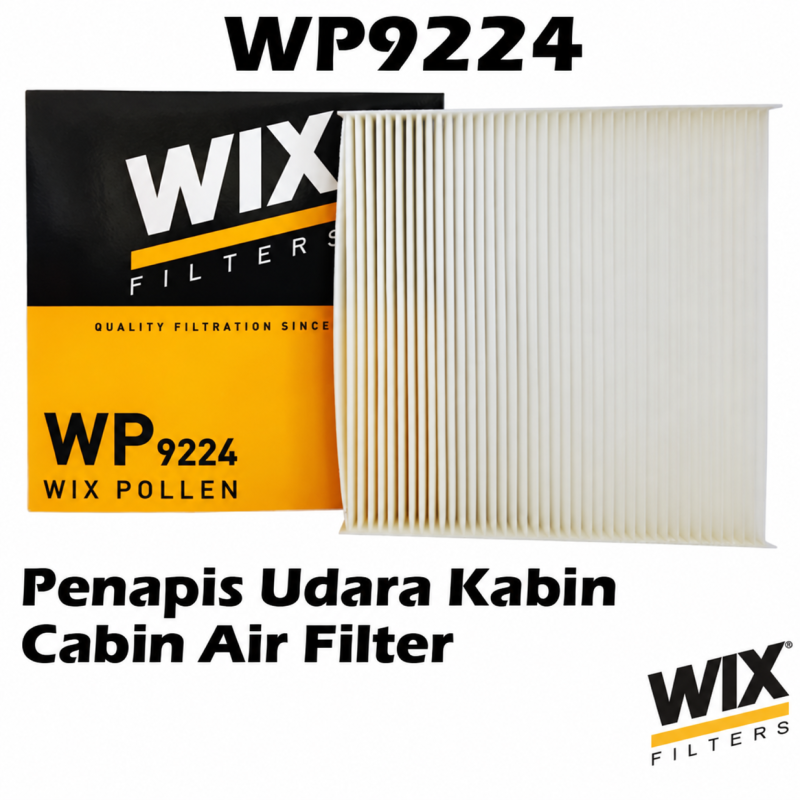 WIX BY MANN And HUMMEL Cabin Air Filter WP9224 / WP9225 For Honda Civic SNA/TRO, Accord SDA/TAO/T2A, CRV SWA/TOA, Odyssey RB3