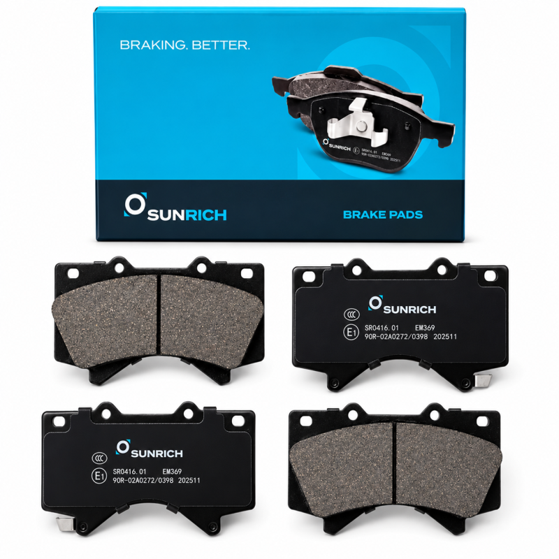 SUNRICH Toyota Land Cruiser URJ202, Lexus LX570 2008-2011 Front Brake Pad Brek Depan Hadapan SR0416.01