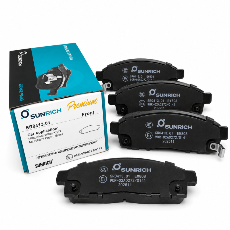 SUNRICH Mitsubishi Triton KB4T, Pajaro Sport Front Brake Pad Brek Depan Hadapan SR0413.01