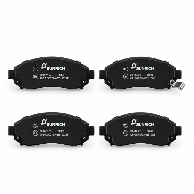SUNRICH Nissan Navara D40, Serena C26 Front Brake Pad Brek Depan Hadapan SR0449.02