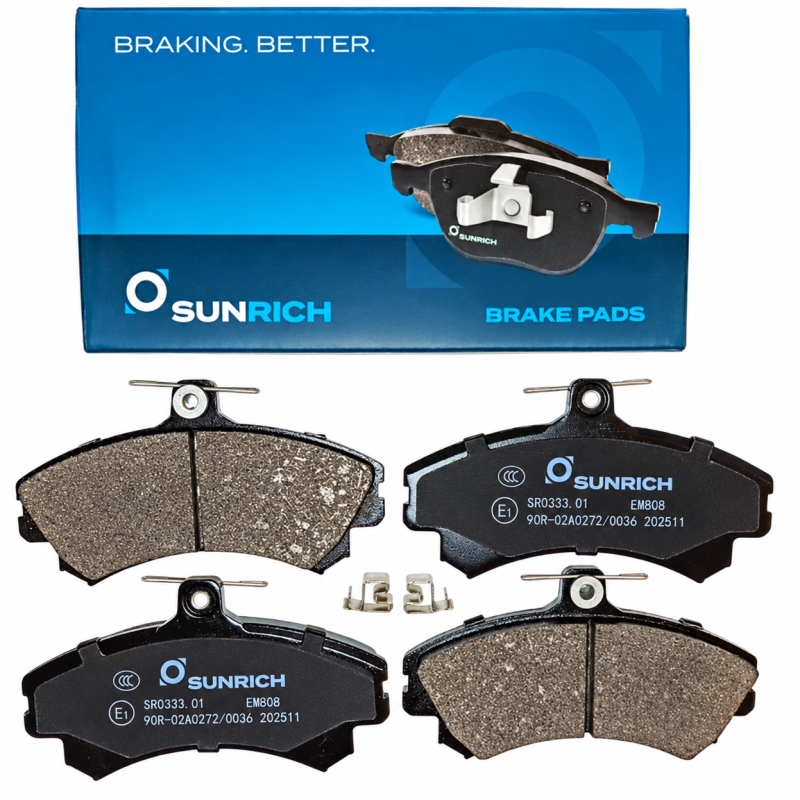 SUNRICH Proton Waja, Perodua Alza, Volve S40 Front Brake Pad Brek Depan Hadapan SR0333.01