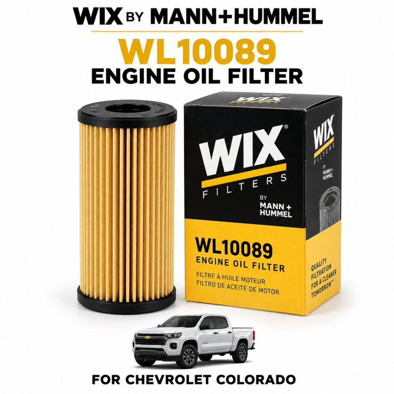 WIX BY MANN And HUMMEL Engine Oil Filter WL10089 For Chevrolet Colorado