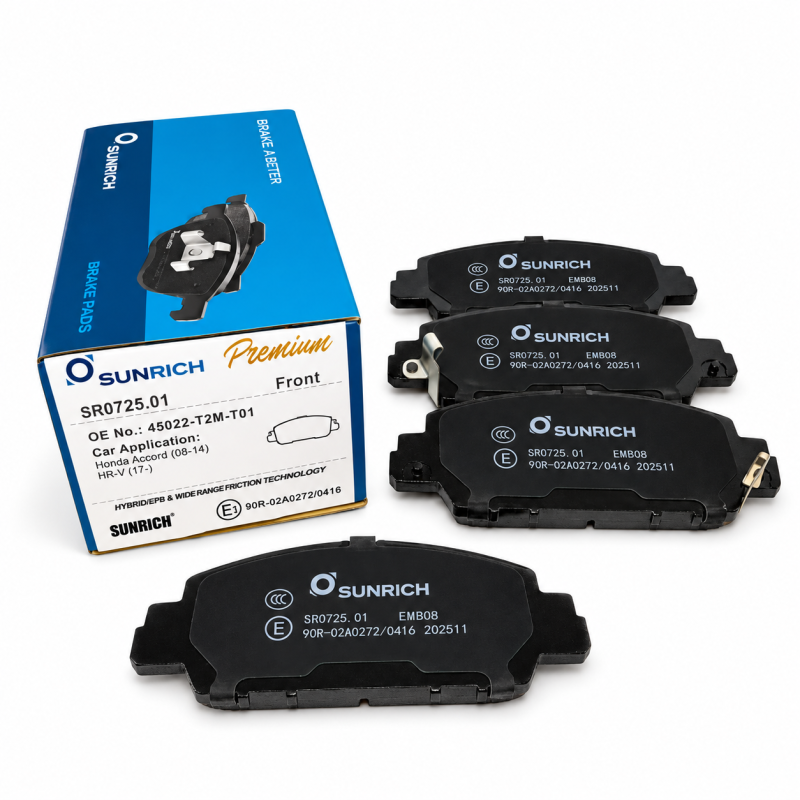 SUNRICH Honda Accord T2A, HRV T7A Front Brake Pad Brek Depan Hadapan SR0725.01