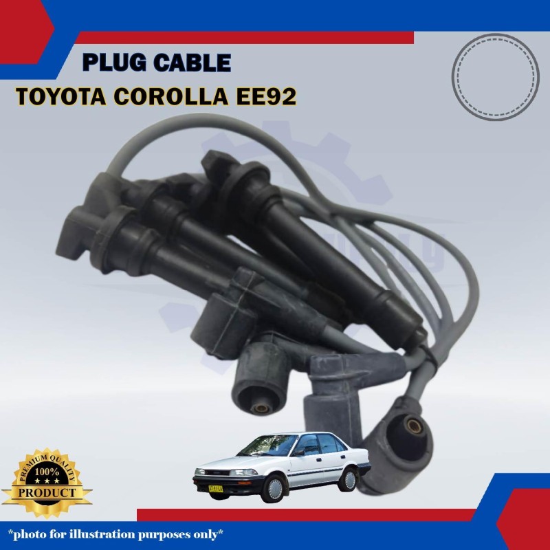 Plug Cable-Toyota Corolla EE92-PWT27