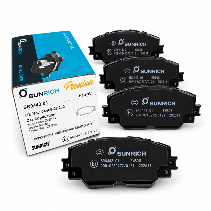 SUNRICH Toyota Wish ZGE20, Altis ZZE141/142 Front Brake Pad Brek Depan Hadapan SR0443.01