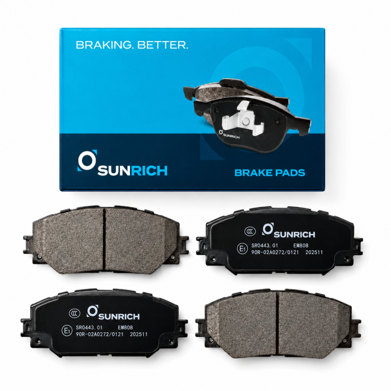 SUNRICH Toyota Wish ZGE20, Altis ZZE141/142 Front Brake Pad Brek Depan Hadapan SR0443.01