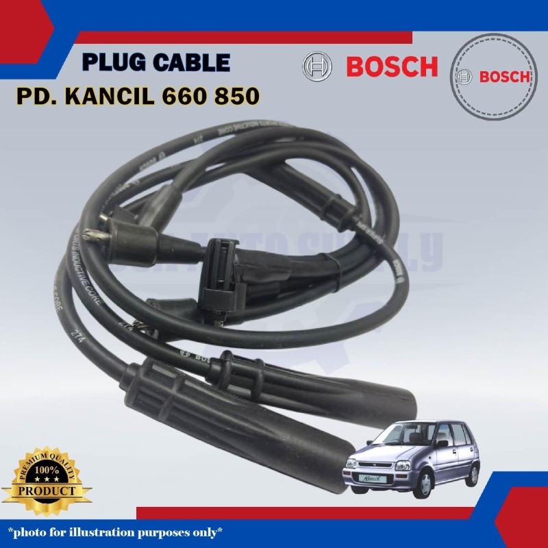 Plug Cable-Perodua Kancil 660 850-BOSCH-0986AM0052