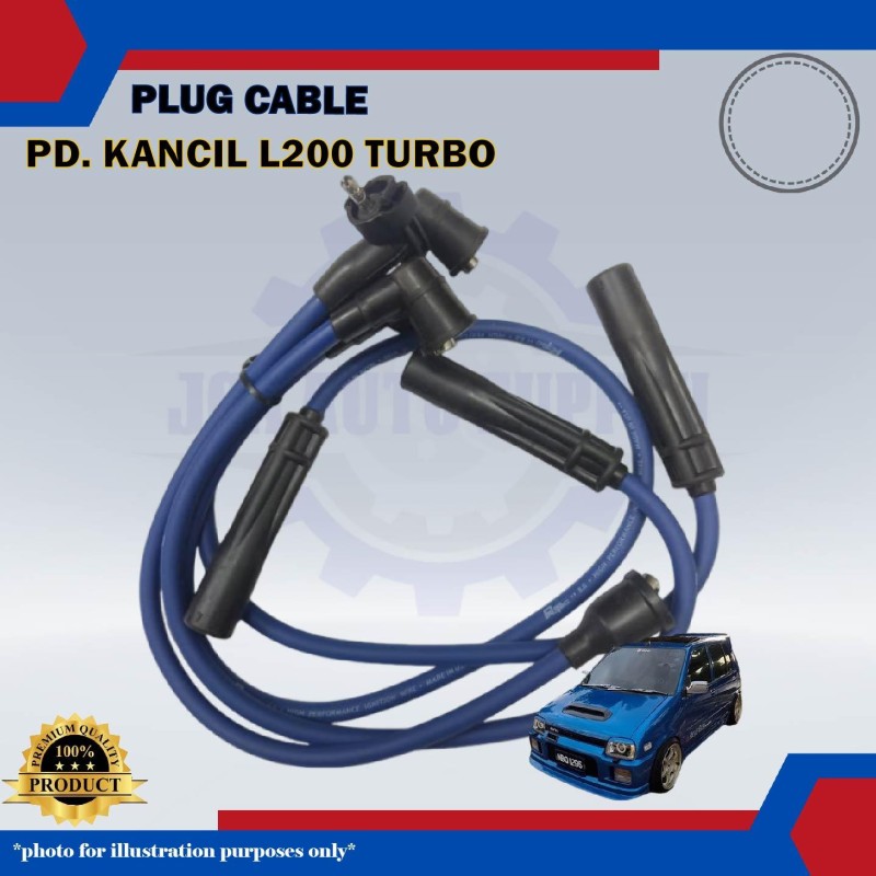 Plug Cable-Perodua Kancil L200 Turbo-Daihatsu Mira L200-Spark-PWPK06