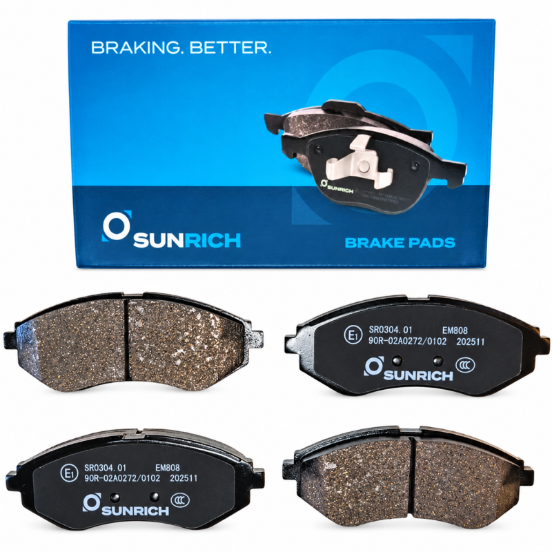 SUNRICH Proton Saga FLX/BLM, Saga VVT, Savvy, Chevrolet Aveo Front Brake Pad Brek Depan Hadapan SR0304.01