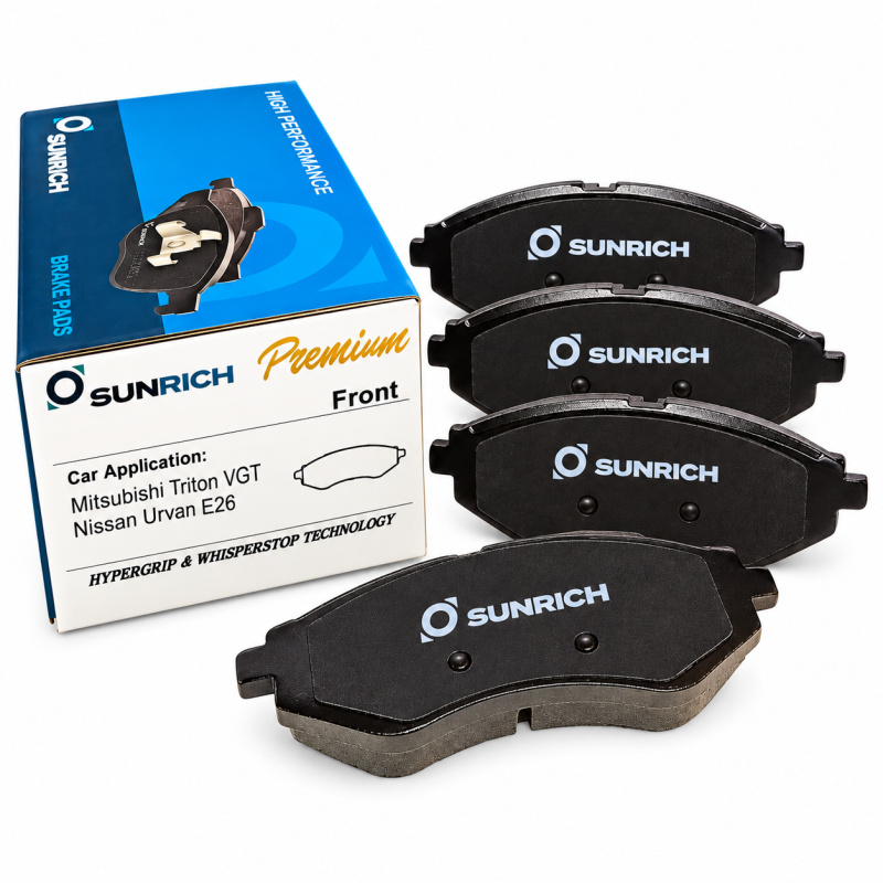 SUNRICH Mitsubishi Triton VGT, Nissan Urvan E26 Front Brake Pad Brek Depan Hadapan SR0752.01