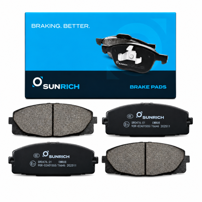 SUNRICH Toyota Hiace KDH200/TRH203 Front Brake Pad Brek Depan Hadapan SR0476.01