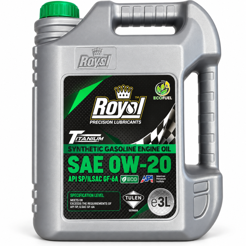 ROYAL PRECISION LUBRICANTS Synthetic Based Engine Oil SAE 0W-20 API SP / ILSAC GF-6A 3L / R03-0W20