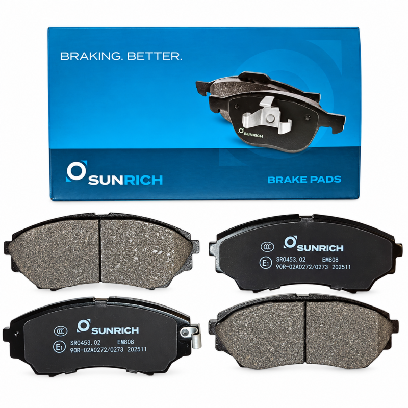 SUNRICH Ford Ranger 1998-2011 WL/WE, Everest Front Brake Pad Brek Depan Hadapan SR0453.02