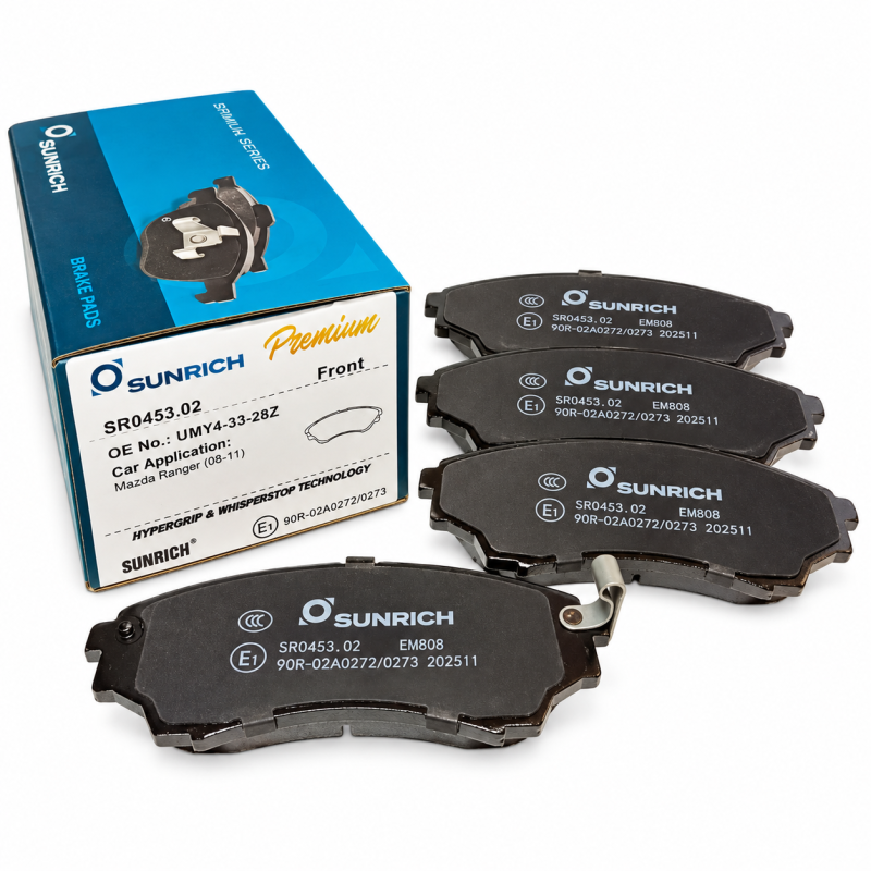 SUNRICH Ford Ranger 1998-2011 WL/WE, Everest Front Brake Pad Brek Depan Hadapan SR0453.02