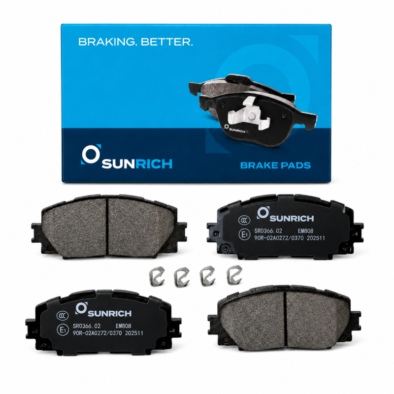 SUNRICH Toyota Prius ZVW30, Lexus CT200h ZWA10 Front Brake Pad Brek Depan Hadapan SR0366.02