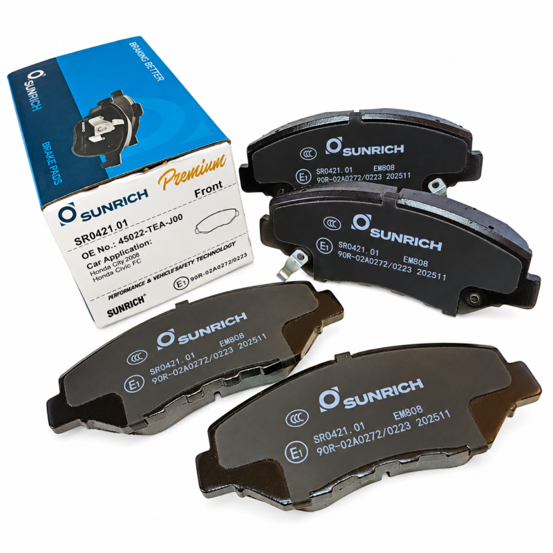 SUNRICH Honda Civic TEA, CRV S9A Front Brake Pad Brek Depan Hadapan SR0421.01