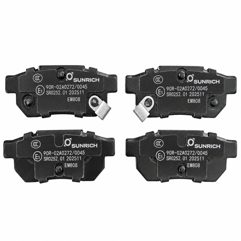 SUNRICH Honda City SEL/TMO/T9A, Jazz SAA/TFO/T5A, Civic SR4 Rear Brake Pad Brek Belakang SR0252.01 - 1 Sets