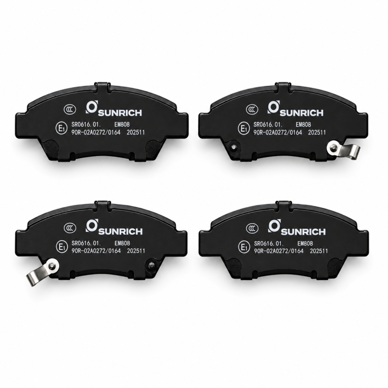 SUNRICH Honda City TMO/T9A, Jazz TFO/T5A, Civic S5A Front Brake Pad Brek Depan Hadapan SR0616.01 - 1 Sets