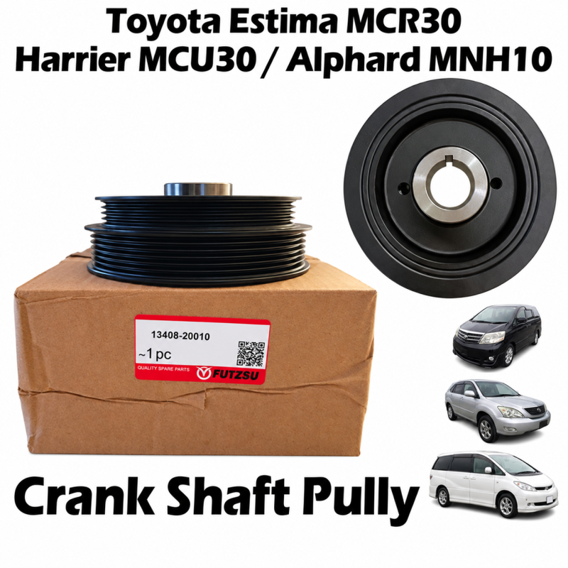 Toyota Estima MCR30 Harrier MCU30 Alphard MNH10 Crank Shaft Pulley 13408-20010