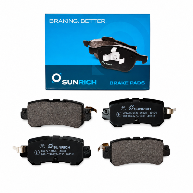 SUNRICH Mazda CX-5 KE 2012-2017 (w/o EPB) Non-EPB Rear Brake Pad Brek Belakang SR0727.01 - 1 Sets