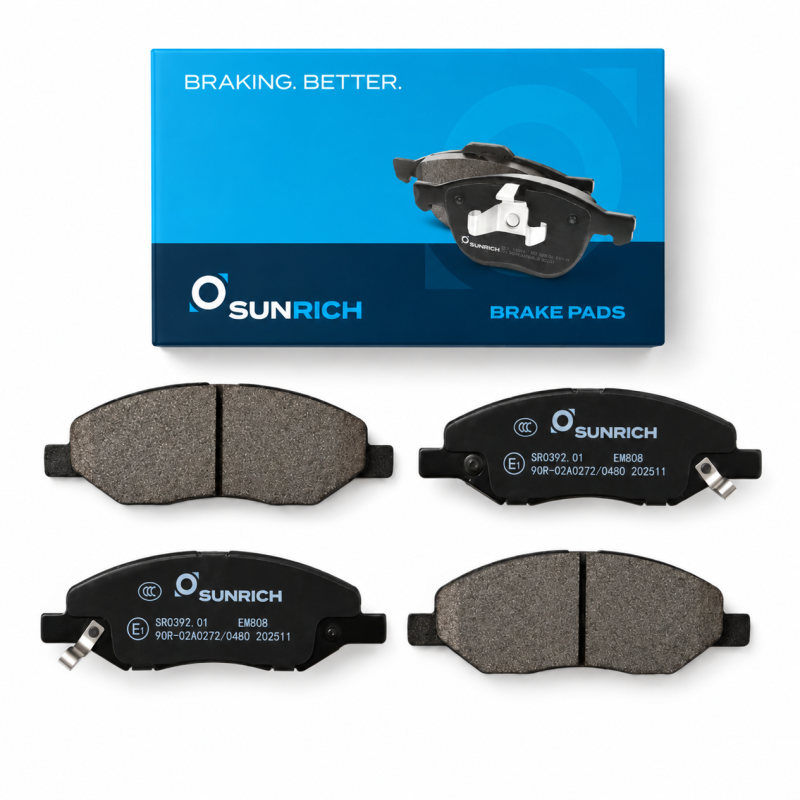 SUNRICH Nissan Sylphy G11, March K12 Front Brake Pad Brek Depan Hadapan SR0392.01