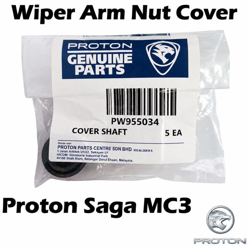 Original Proton New Saga MC3 2026 Wiper Arm Nut Cover Shaft PW955034
