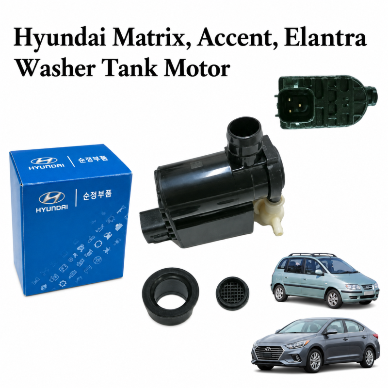 Hyundai Matrix, Accent, Elantra Washer Tank Motor