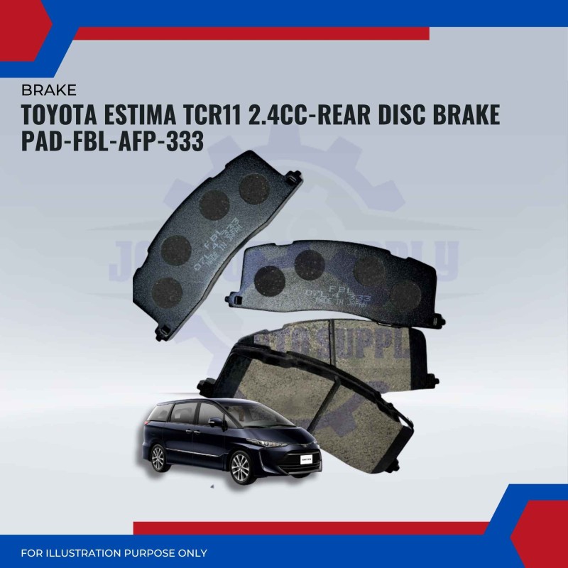 Toyota Estima TCR11 2.4CC-Rear Disc Brake Pad-FBL-AFP-333