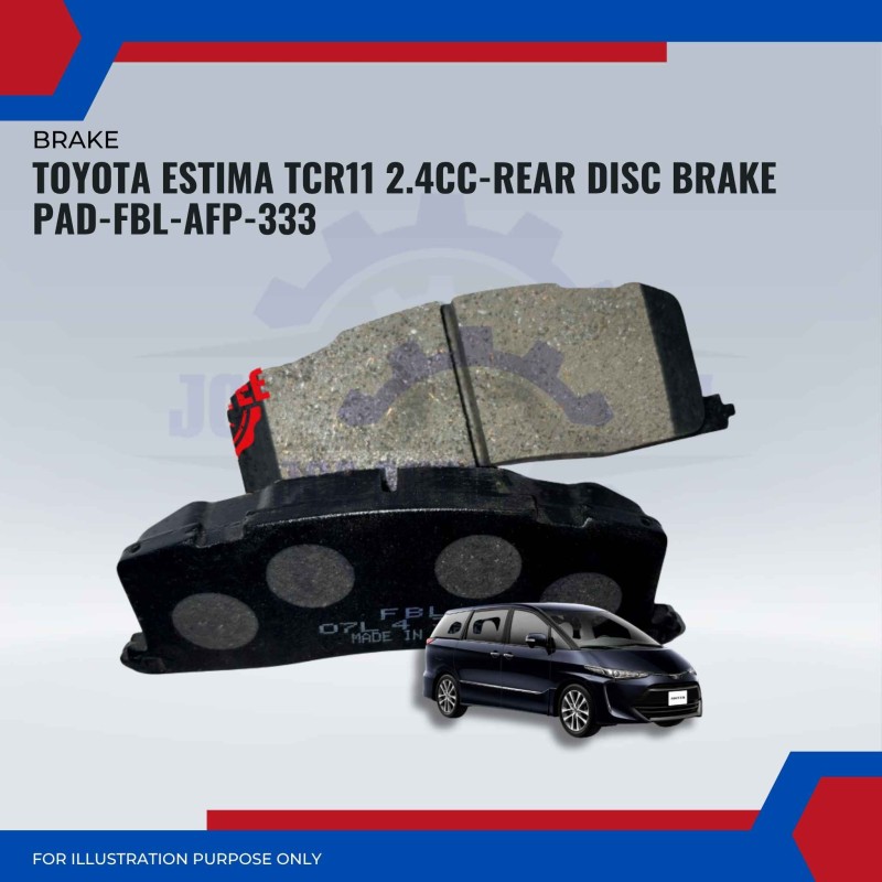 Toyota Estima TCR11 2.4CC-Rear Disc Brake Pad-FBL-AFP-333
