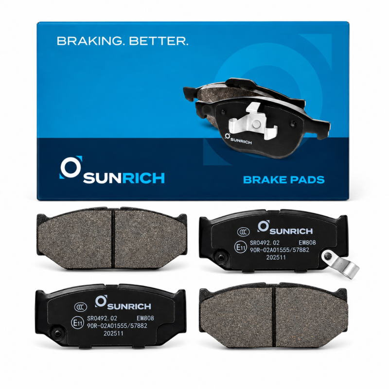 SUNRICH Suzuki Swift 2007-2010 RS413 RS415 RS416 1.3 1.5 Sport 1.6 AZH414 SX4 Front Brake Pad Brek Depan Hadapan SR0492