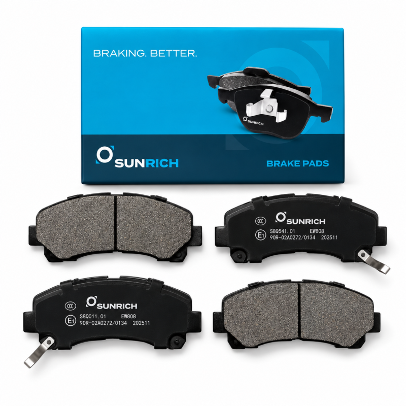 SUNRICH Isuzu D-Max RT50, Chevrolet Colorado 2012 Front Brake Pad Brek Depan Hadapan SR0611.01 - 1 Sets
