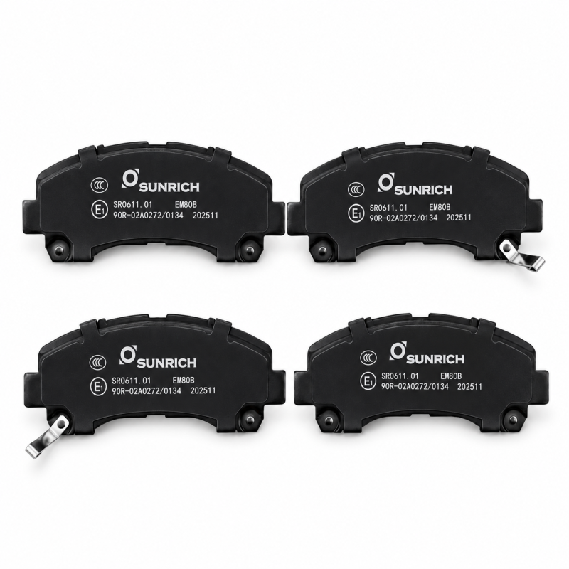 SUNRICH Isuzu D-Max RT50, Chevrolet Colorado 2012 Front Brake Pad Brek Depan Hadapan SR0611.01 - 1 Sets