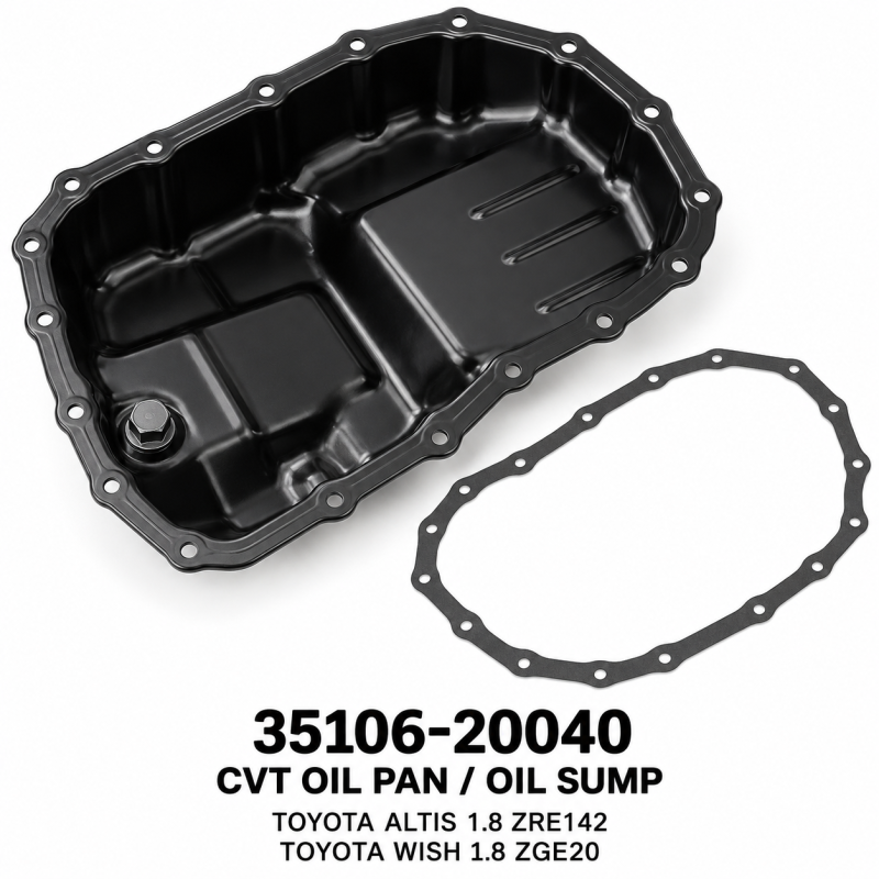 Toyota Altis 1.8 ZRE142, Wish 1.8 ZGE20 CVT Automatic Transmission Gearbox Oil Pan / Oil Sump 35106-20040