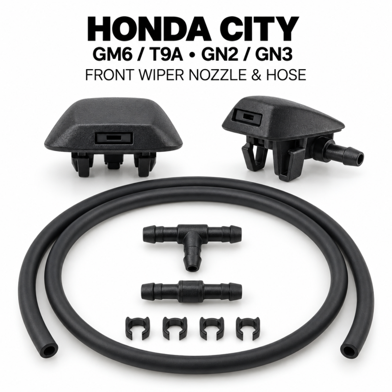 Honda City GM6 T9A, City GN2 GN3 Too Front Wiper Nozzle Washer Nozzle And Hose