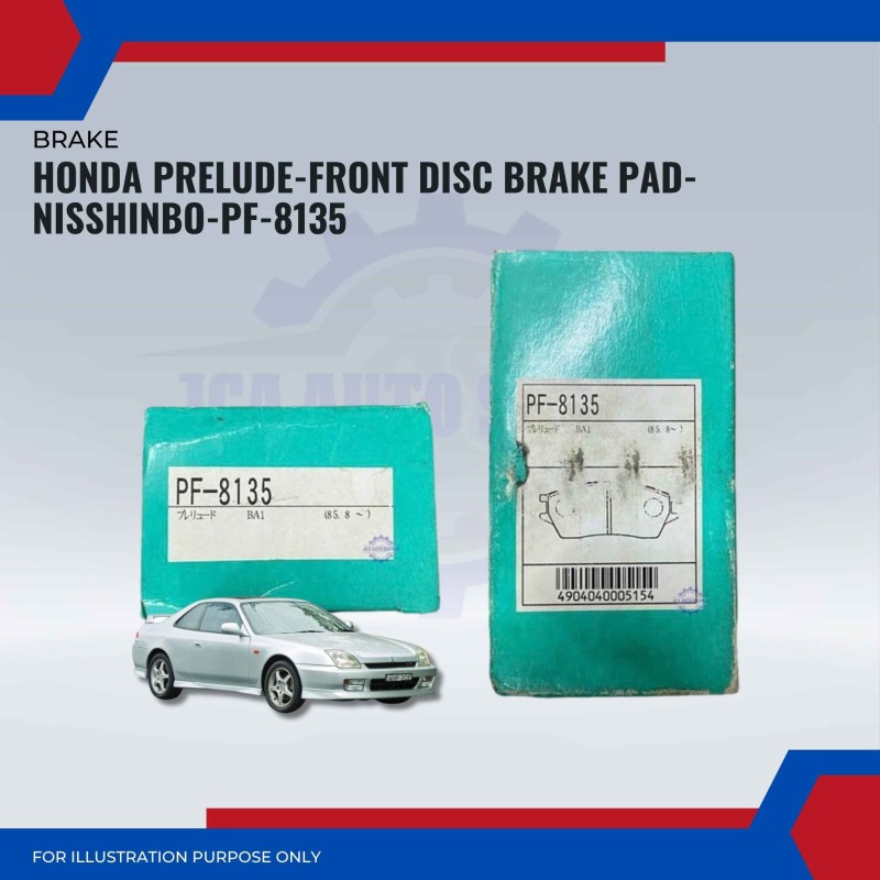 Honda Prelude-Front Disc Brake Pad-NISSHINBO-PF-8135